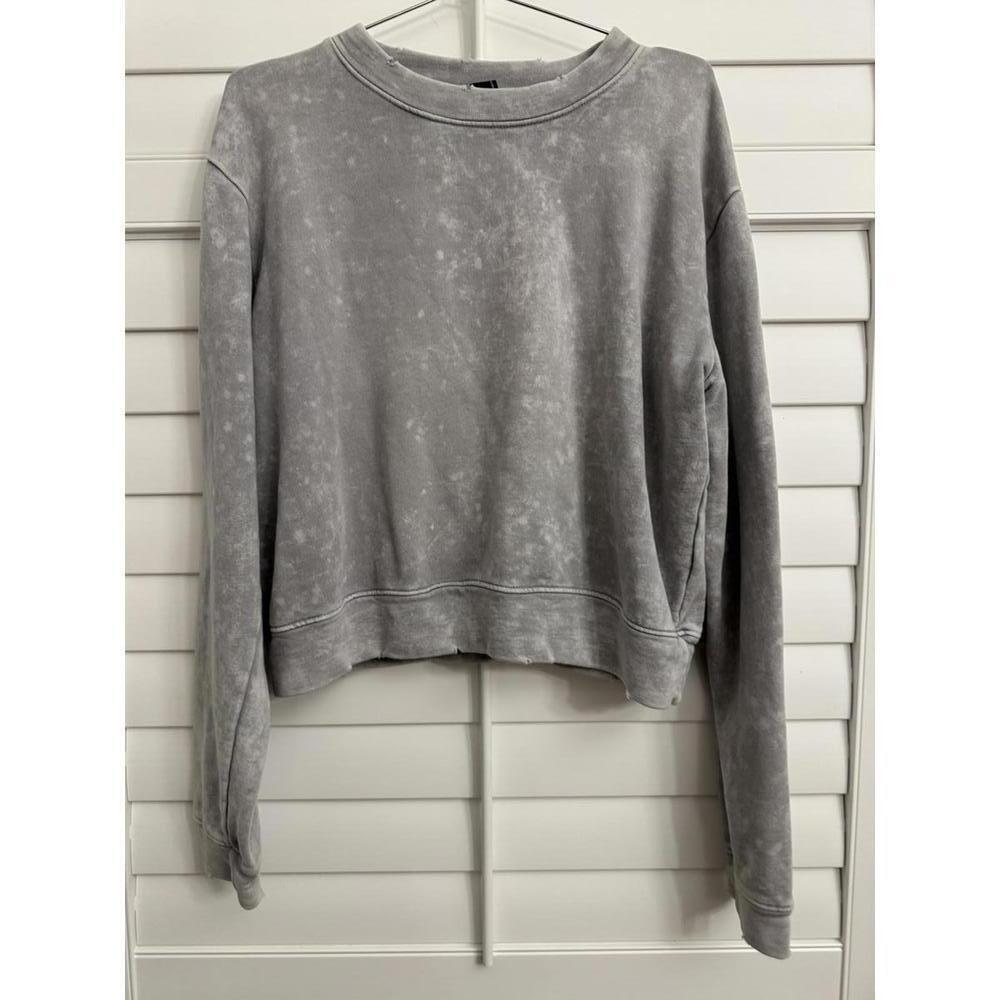 Bobi 100% cotton gray crewneck size Large